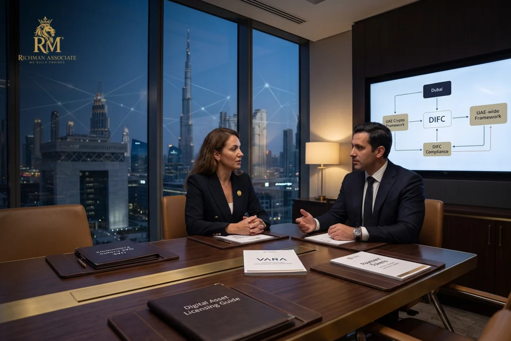 Crypto licensing and regulatory framework discussion in Dubai, UAE