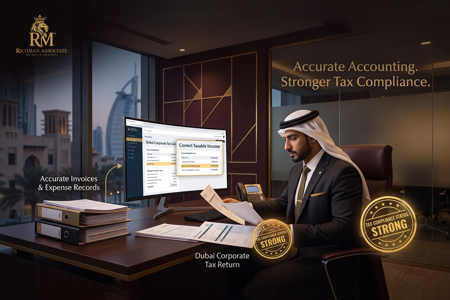 Proper accounting for corporate tax compliance in Dubai